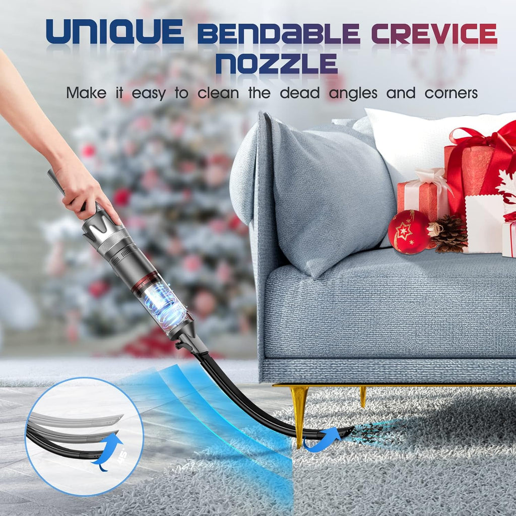 Handheld Vacuum Cleaner Cordless 13Kpa Lightweight Mini Portable Vacuum Cleaner Pack of 2 M529871