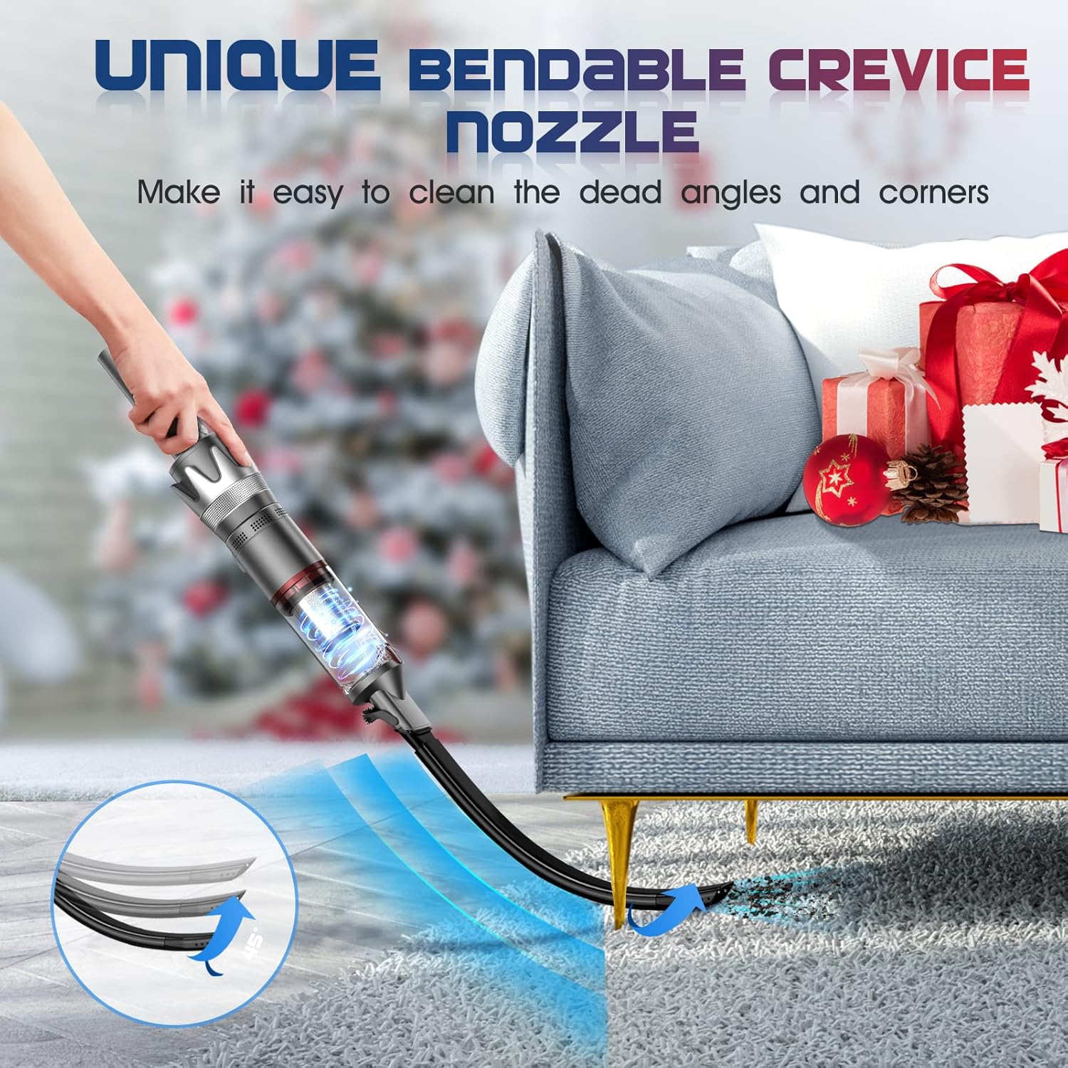 Handheld Vacuum Cleaner Cordless 13Kpa Lightweight Mini Portable Vacuum Cleaner Pack of 2 M529871