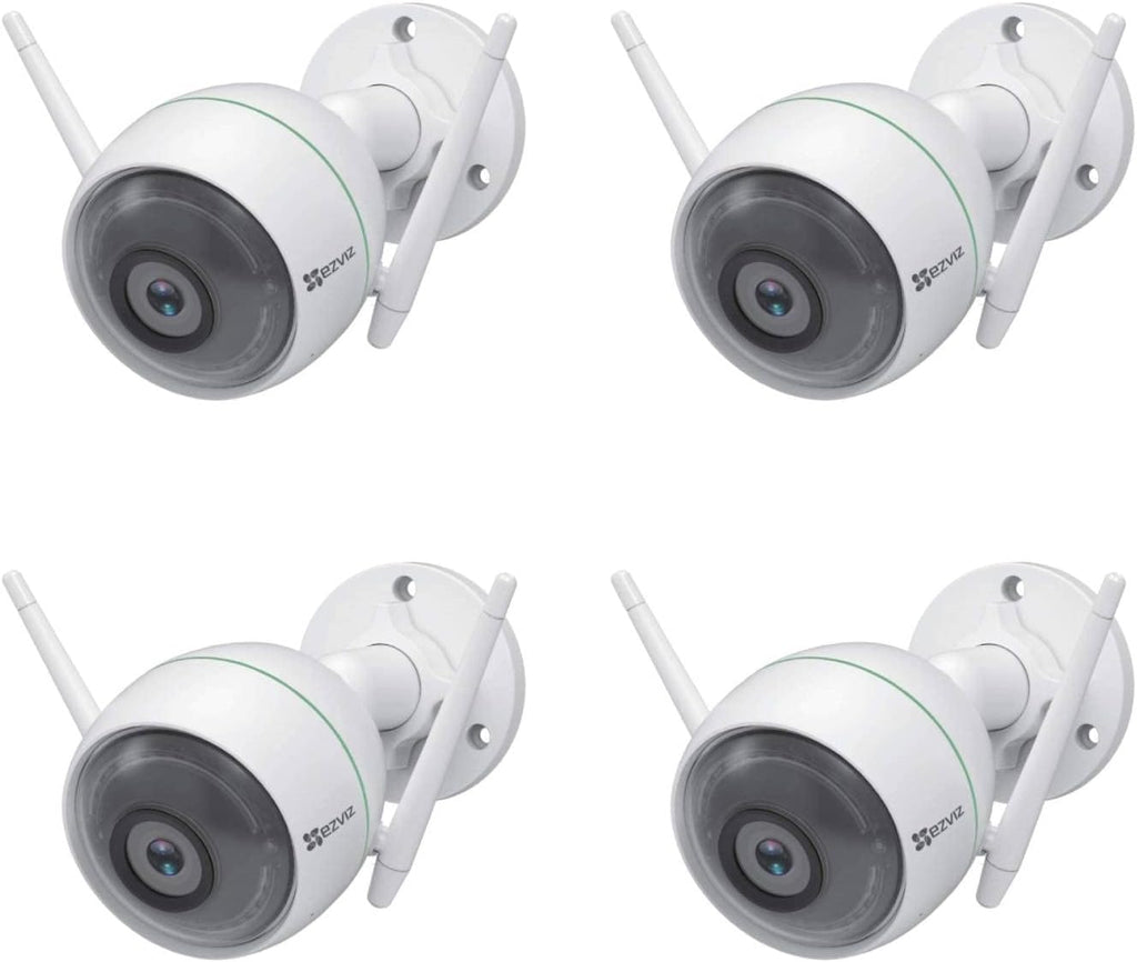 1080P WiFi Outdoor Security Camera with Night Vision, 2 Pack E1080
