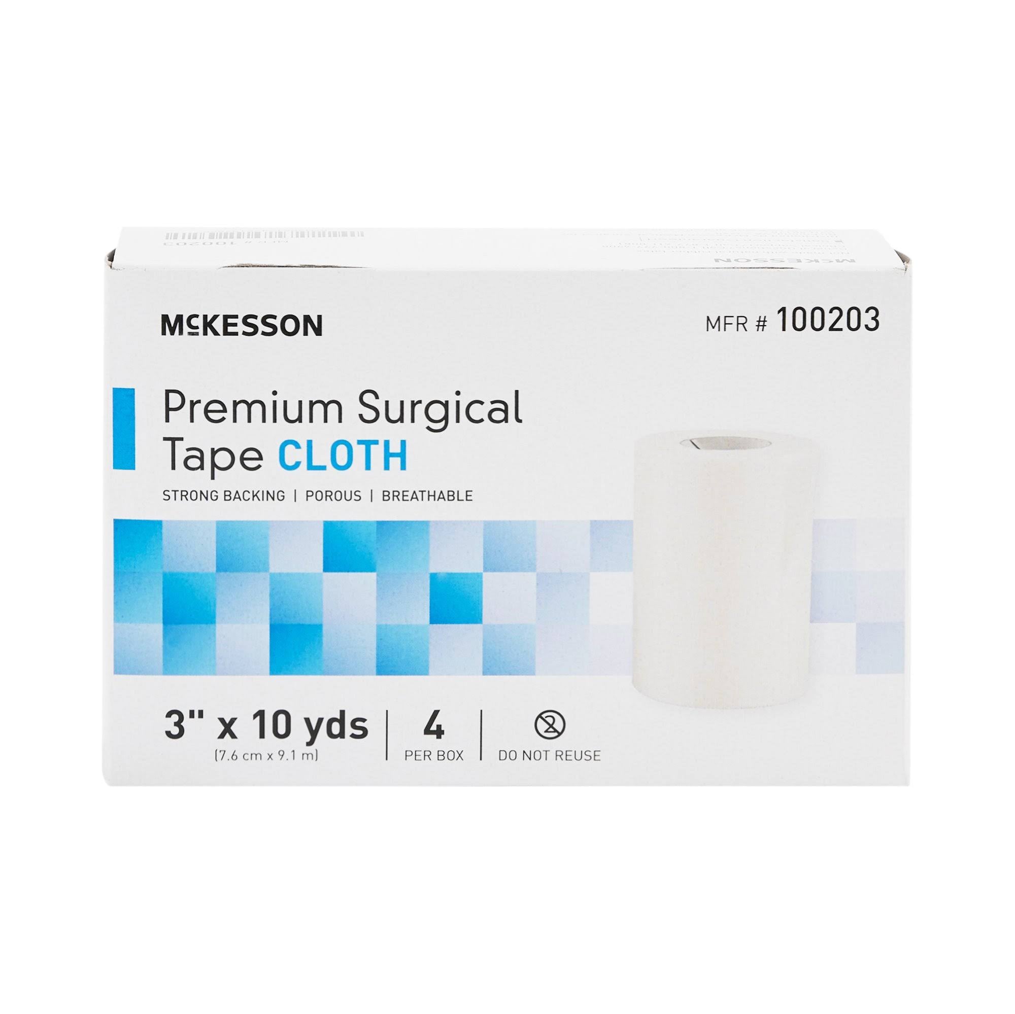 Cloth Medical Tape, 3 inch x 10 Yard, White N7702