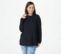 Black Relaxed Knit Top Z4650