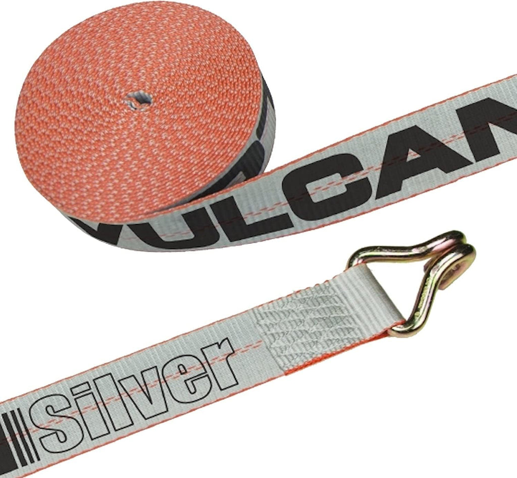2 Inch x 30 Foot Winch Strap with Wire Hook, 4 Pack R4536