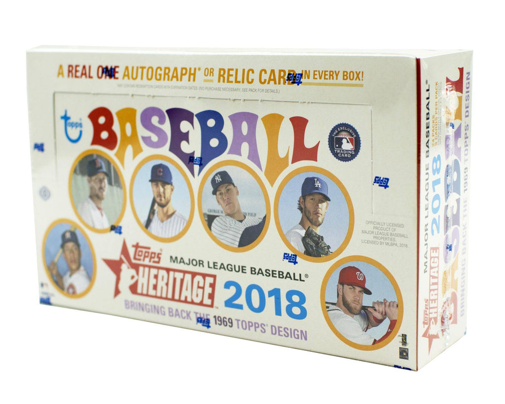 2018 Heritage Baseball Trading Card Hobby Box V232