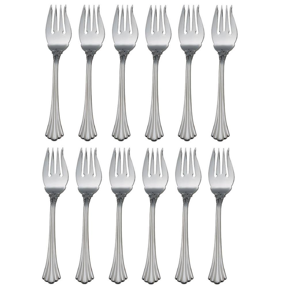 Stainless 1800 Salad Fork Set of Twelve N9170
