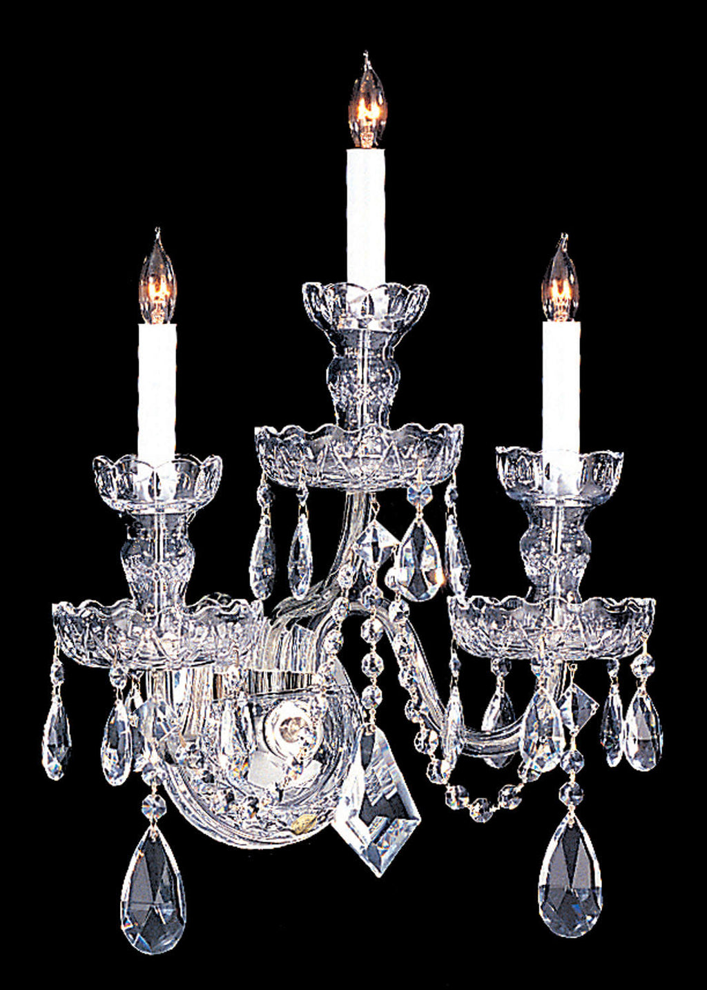 Crystal Chrome 3 Light Sconce Q86861