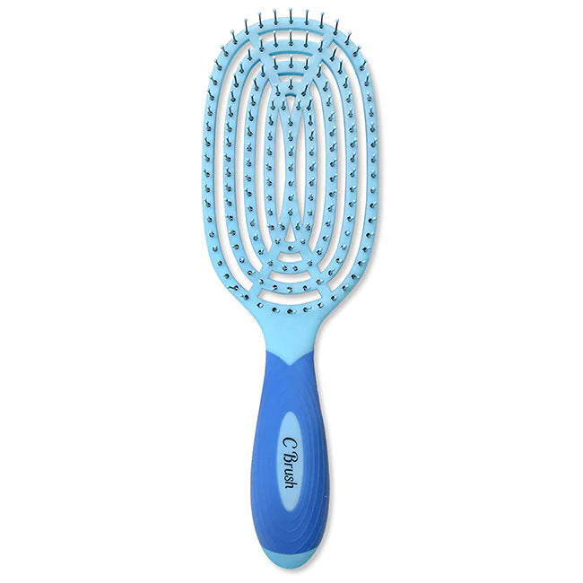 Blue Circular Venting Detangling Hair Brush T59915