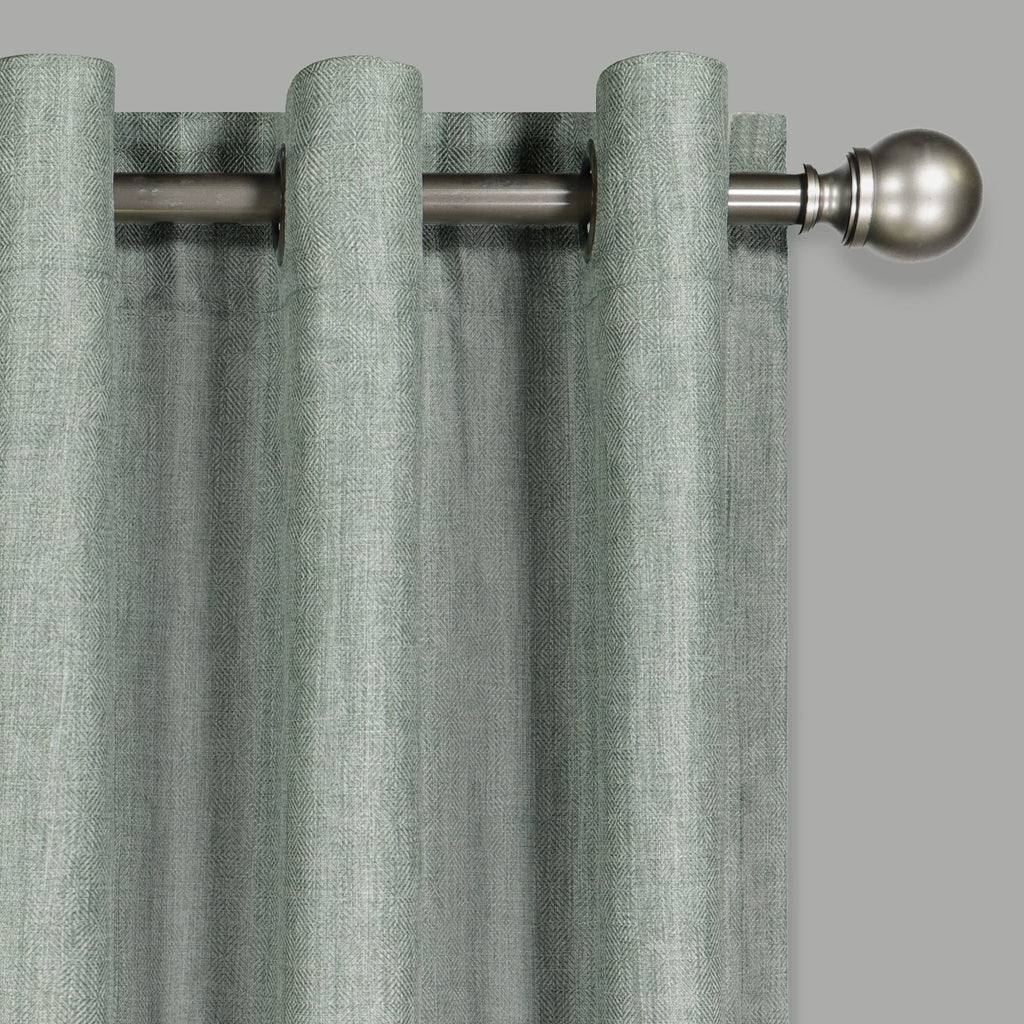 Celadon 50 x 95 Blackout Grommet Top Window Panel Y406394
