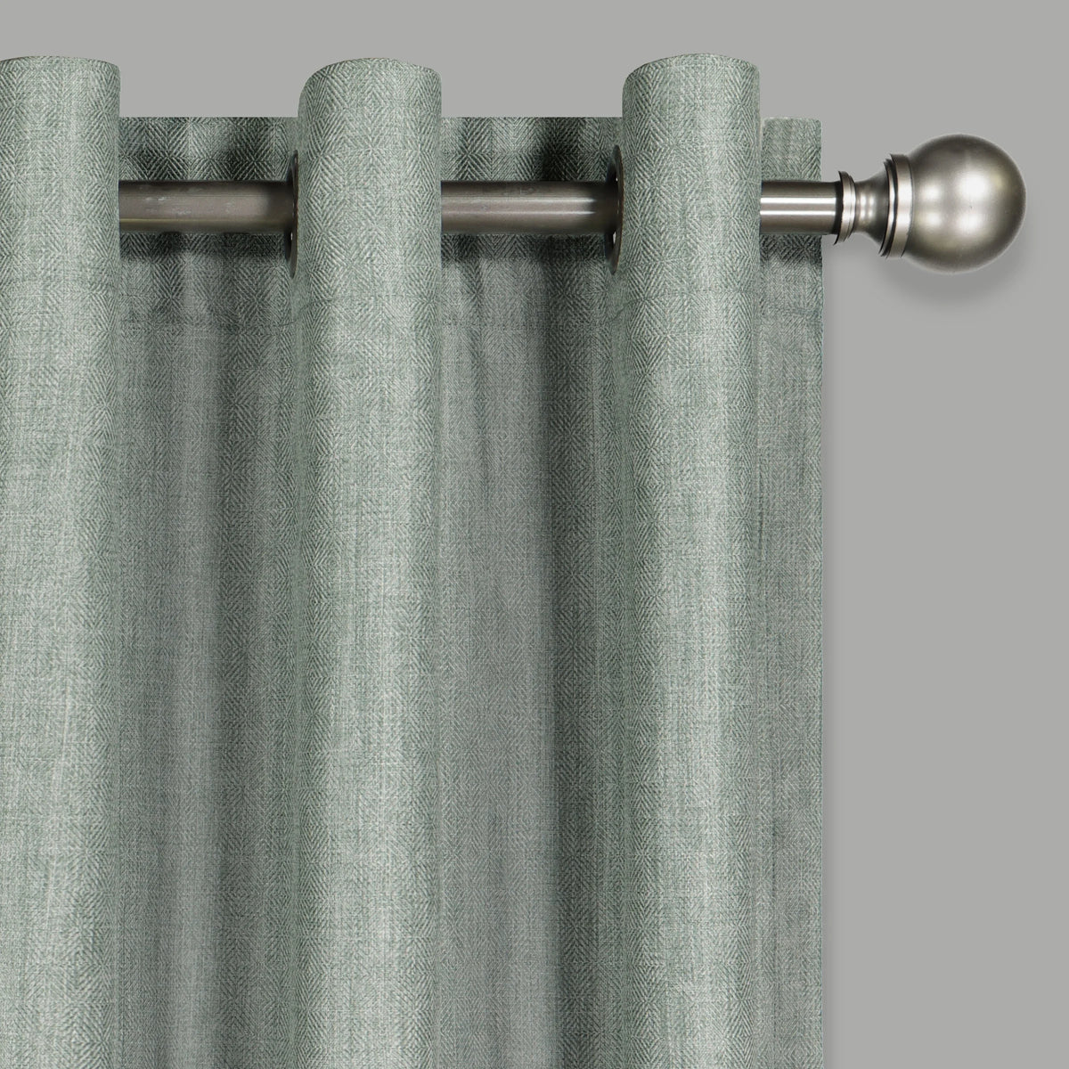 Celadon 50 x 95 Blackout Grommet Top Window Panel Y406394
