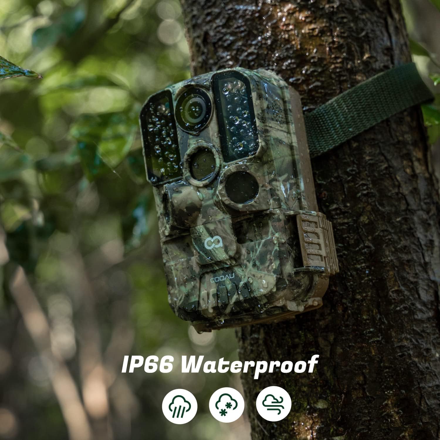 24MP 1296P Night Vision Waterproof IP66 Wildlife Trail Camera with WiFi X83162