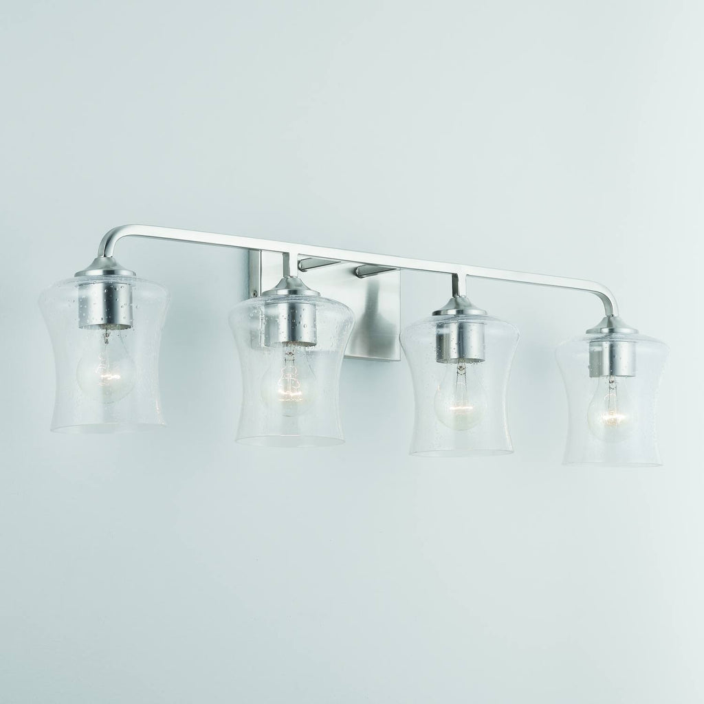 4 Light Vanity, Brushed Nickel P87848