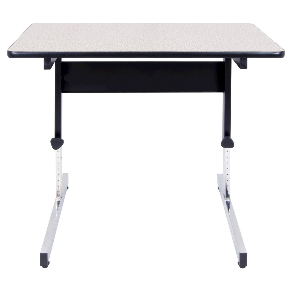 36x22 Canvas Adjustable All Purpose Table Black/Gray E654