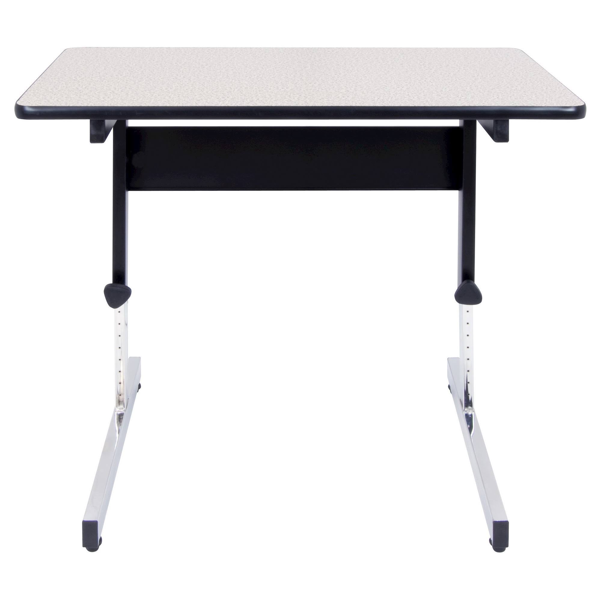36x22 Canvas Adjustable All Purpose Table Black/Gray E654