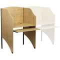 Oak Study Carrel V56591