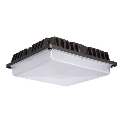 36W LED Canopy Luminaire with Button Photocontrol W5519