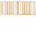 Extra-Wide Swing Pet Gate Wood 60 inch - 103 inch x 27 inch M751