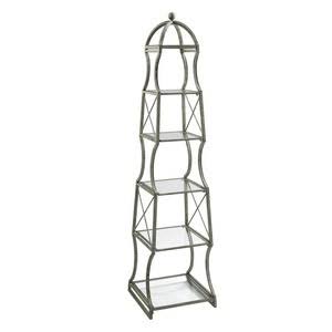 20 inch Etagere Rustic Gray Finish B7187