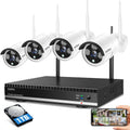8CH 4Pcs 1080P Night Vision Security Camera System with 1TB Hard Drive U92223
