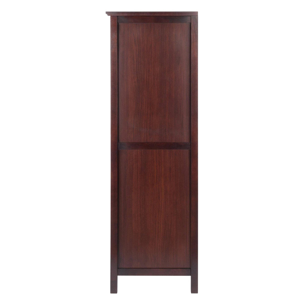 Walnut Brown 4-Section Cabinet A2978