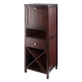 Walnut Brown 4-Section Cabinet A2978