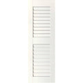 15x22W x 25x22H Primed Open Louvered Shutters M663