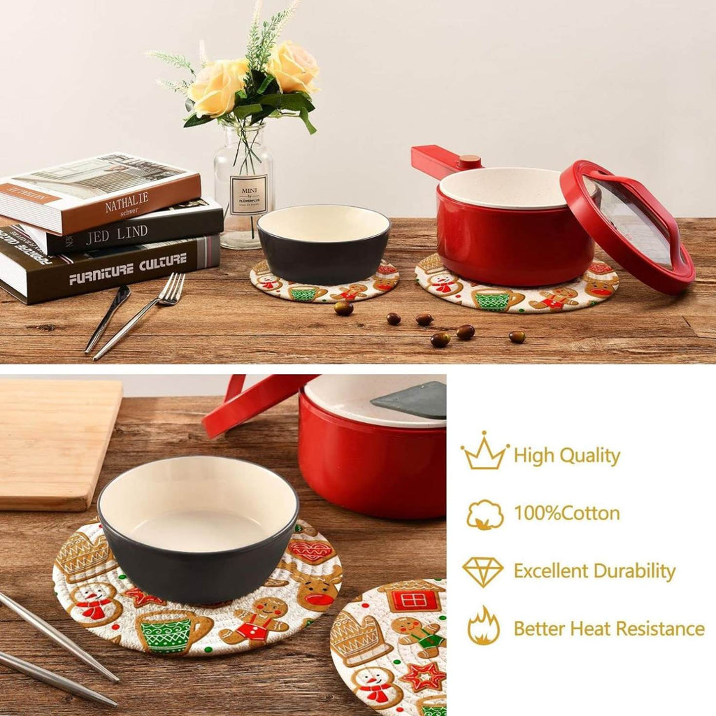 Cotton Woven Potholders Set 2 PCS O680