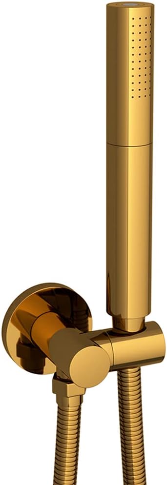 2 Functions Handheld Shower Head Set with Brass Swivel Bracket and Stainless Steel Hose, Brushed Nickel, Pack of 2 H724314