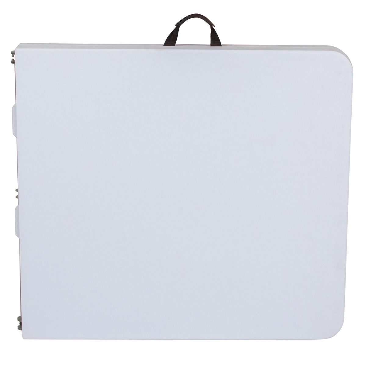 5-Foot Height Adjustable Bi-Fold Granite White Plastic Folding Table H667468