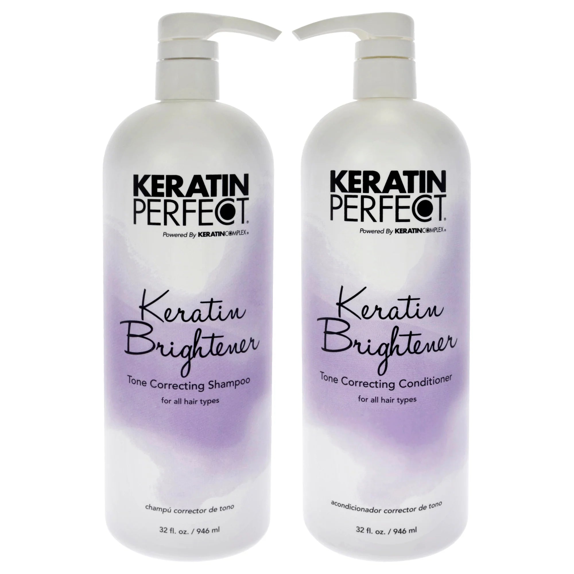 2 Pc Keratin Shampoo and Conditioner Kit A726