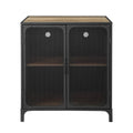 Industrial Accent Cabinet with Mesh E714216