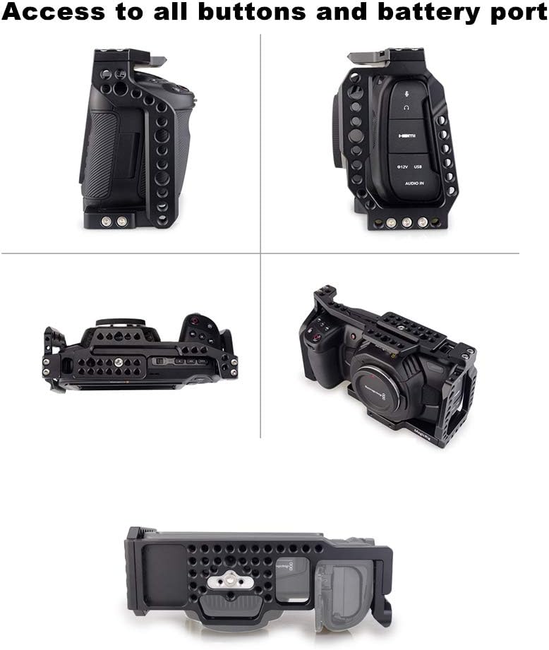 Camera Cage with NATO Handle for Blackmagic Design Pocket Cinema Camera 4K /6K Z68857