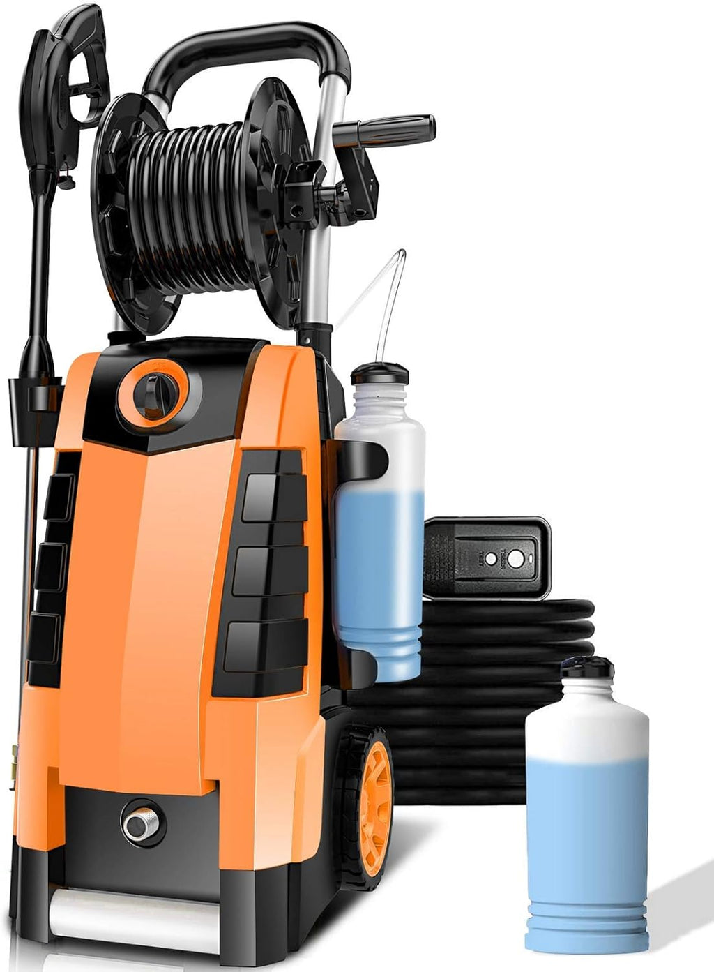 1.9GPM Electric Pressure Washer with 4 Nozzles Foam Cannon K12559