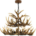 Antler Chandelier, 8+4 Lights, 12 Lights, E12 Base C724115