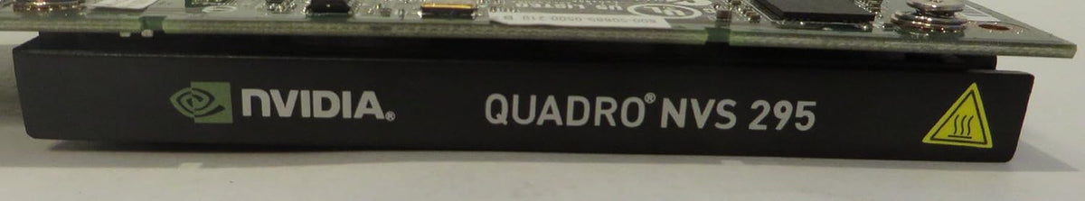 PNY Quadro NVS 295 256MB DDR3 2DisplayPort PCI-Express x16 Low Profile Video Card U4187