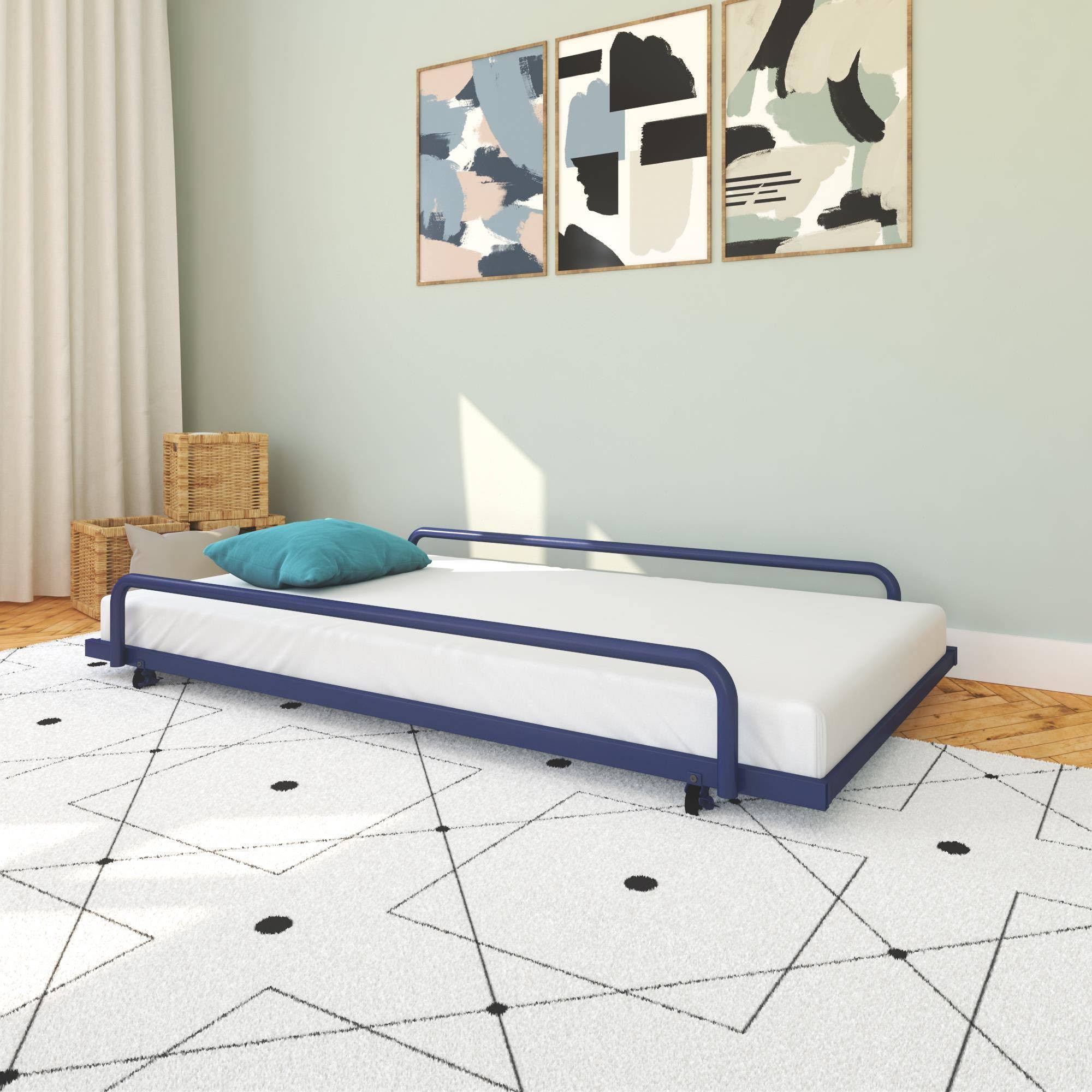 Blue Twin Trundle for Daybed F5685