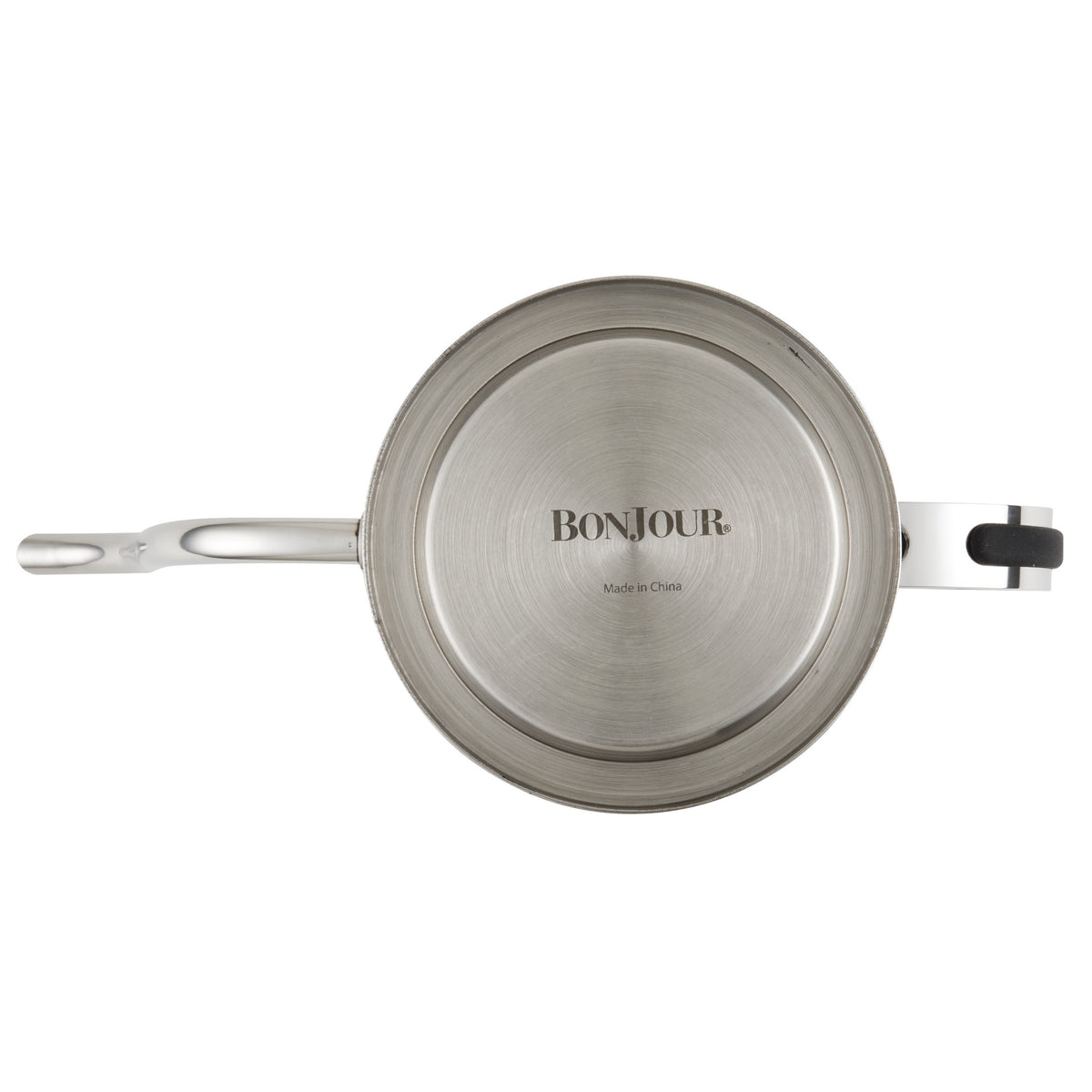 Stainless Steel Pour Over Teapot with Black Handle, 23-Ounce X7267