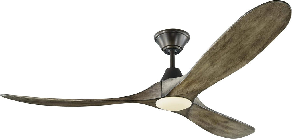 Aged Pewter 60 Ceiling Fan with LED Light and Remote Control B289