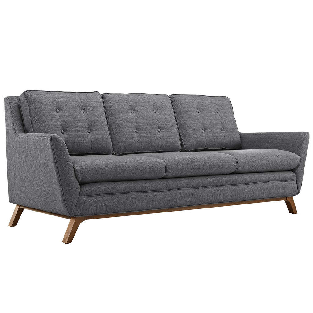 Grey Fabric Sofa and Armchairs Set K651591