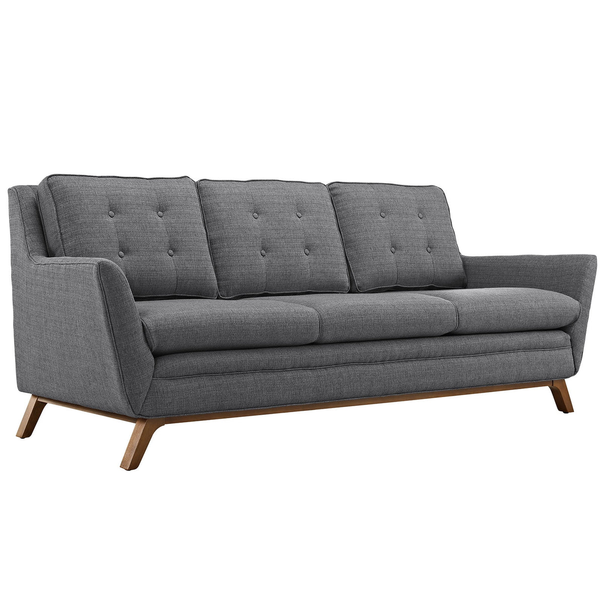 Grey Fabric Sofa and Armchairs Set K651591