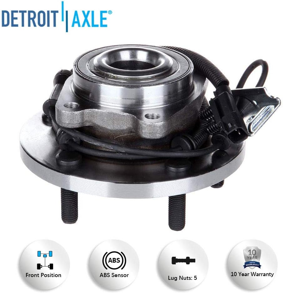 Front Wheel Hub and Bearing 2pc Set S617