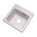 White Granite Composite Dual Mount Bar Sink C77377