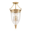 3 Light Semi Flush S596