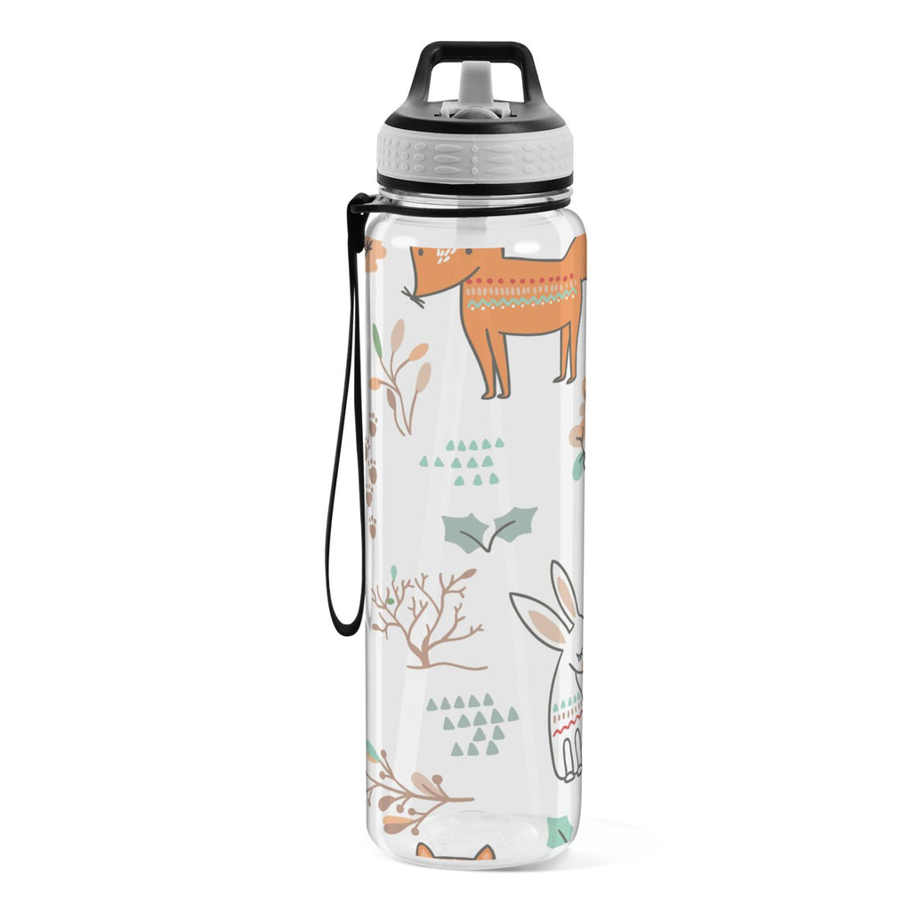 32oz Tritan Leakproof Clear Water Bottle with Straw Z728