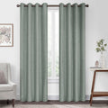 Celadon 50 x 95 Blackout Grommet Top Window Panel Y406394