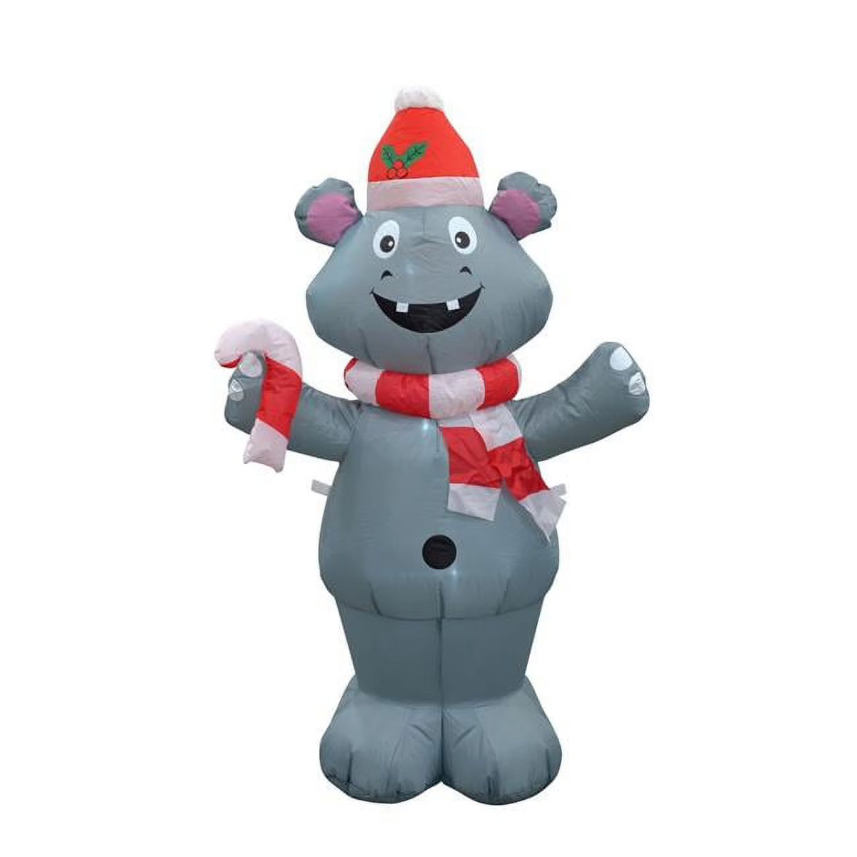 Inflatable Grey Wolf Christmas Decoration L553