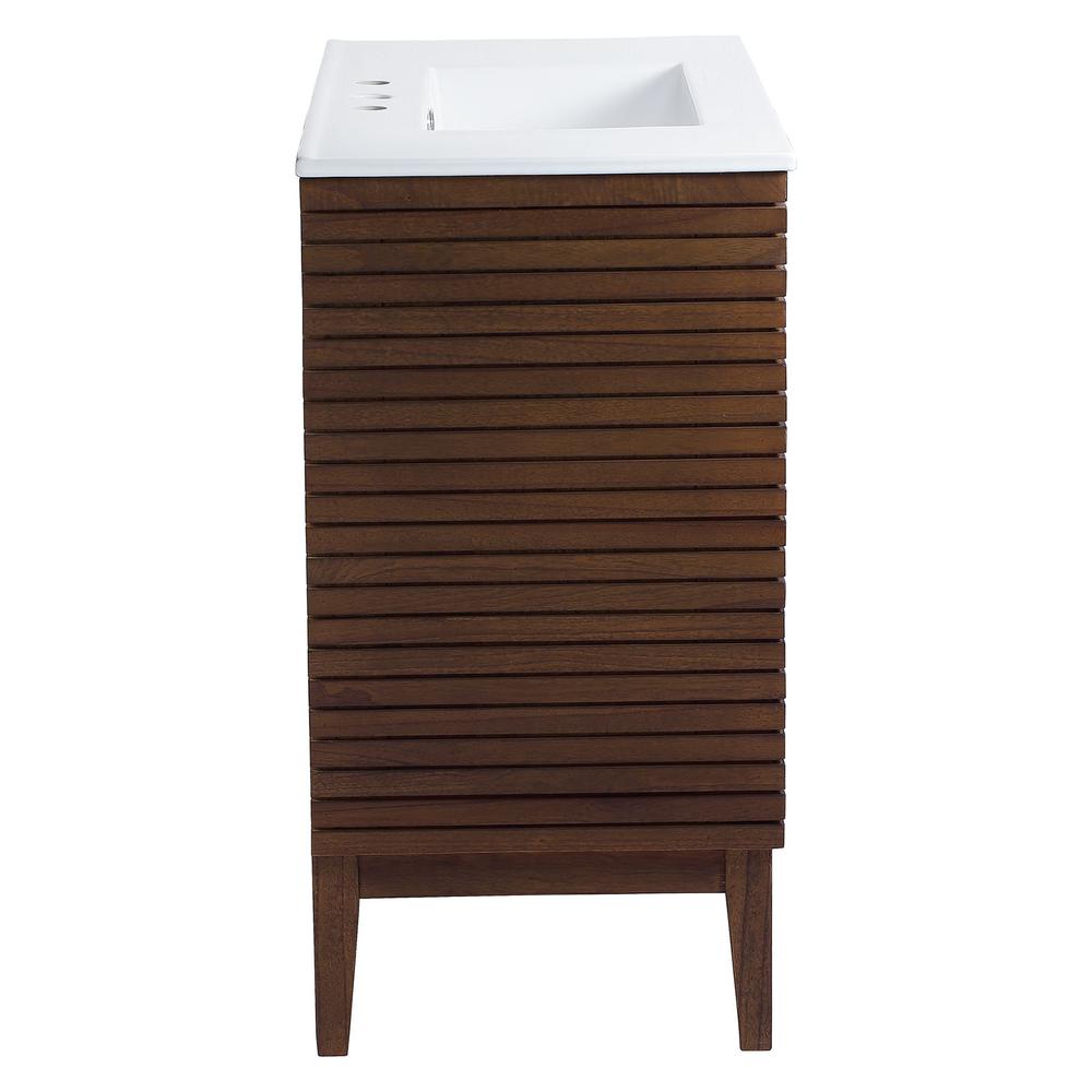 Walnut White 36" Bathroom Vanity W217