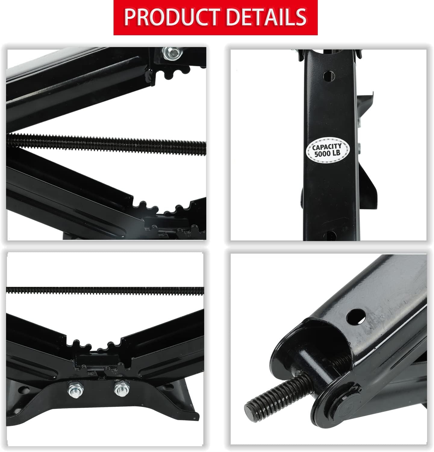 5000 lb 24 RV Stabilizing Scissor Jack, Pack of 2 D188498