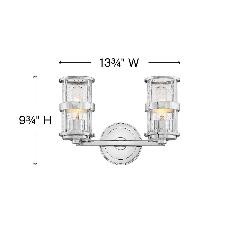 Chrome Two Light Bath U64690