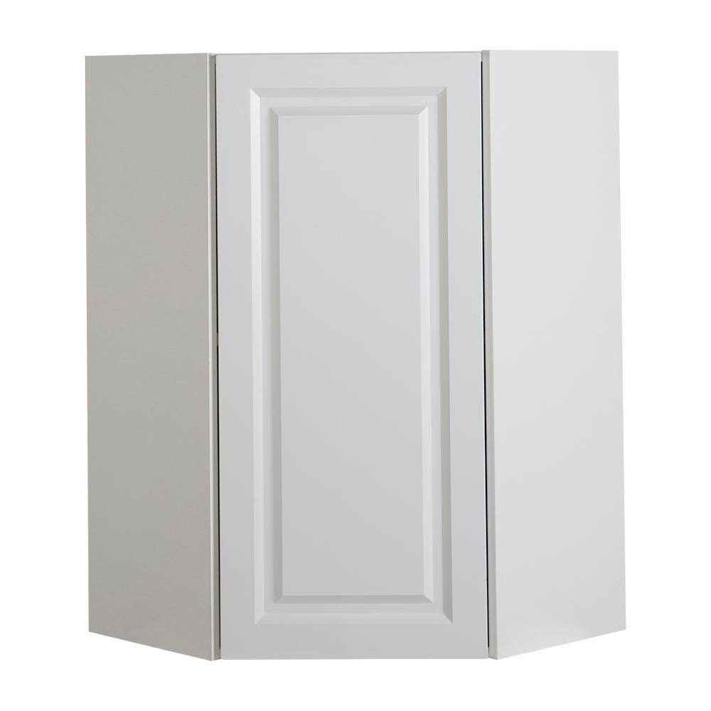 Corner Wall Cabinet in White L950431