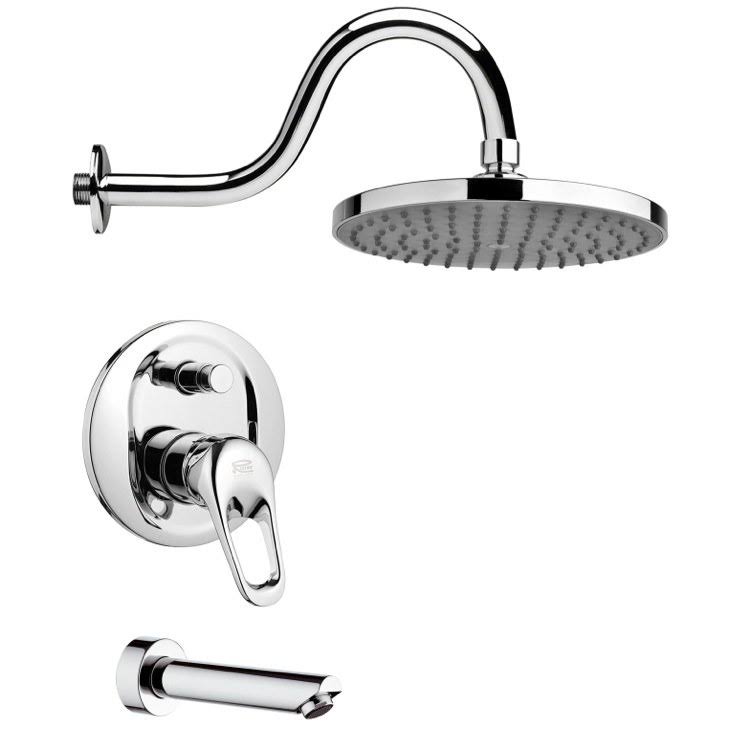 Chrome Tub and Shower Faucet E5659