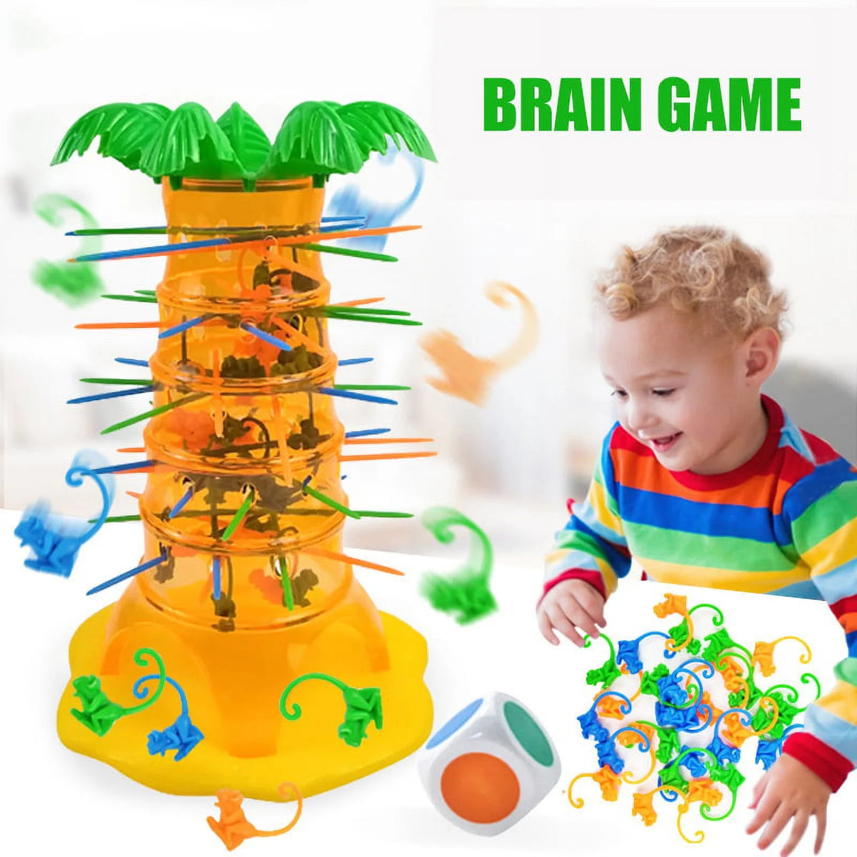 Monkey Flip Desktop Puzzle Toy X407496
